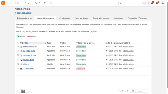 Oplossing 6 app beheer